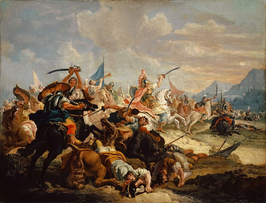 Giosuè ordina al sole di fermarsi sopra Gabaon - Basel Kunstmuseum